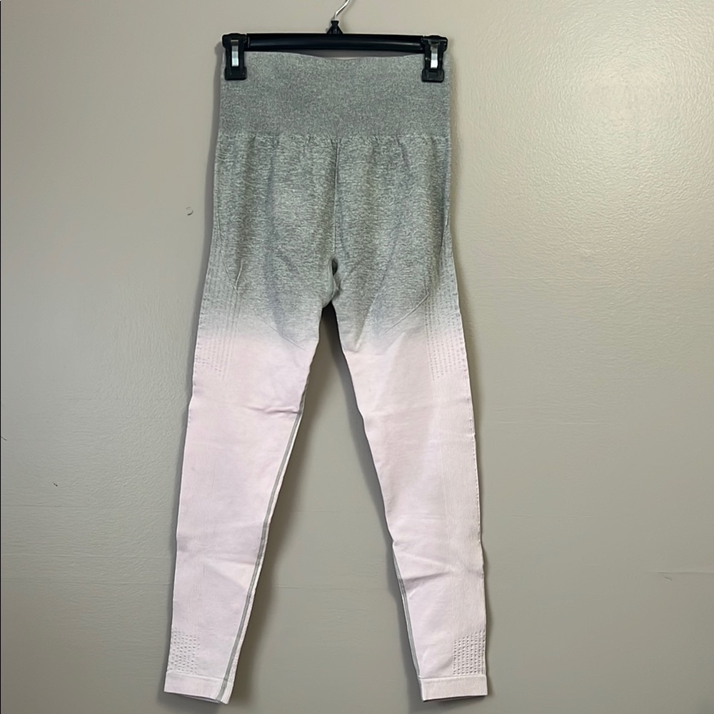 Gray and Pink Leggings